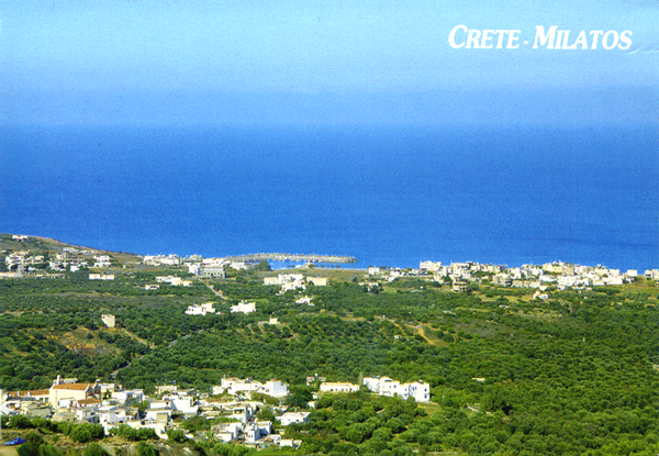 Villa Panorama for sale Crete, post card view